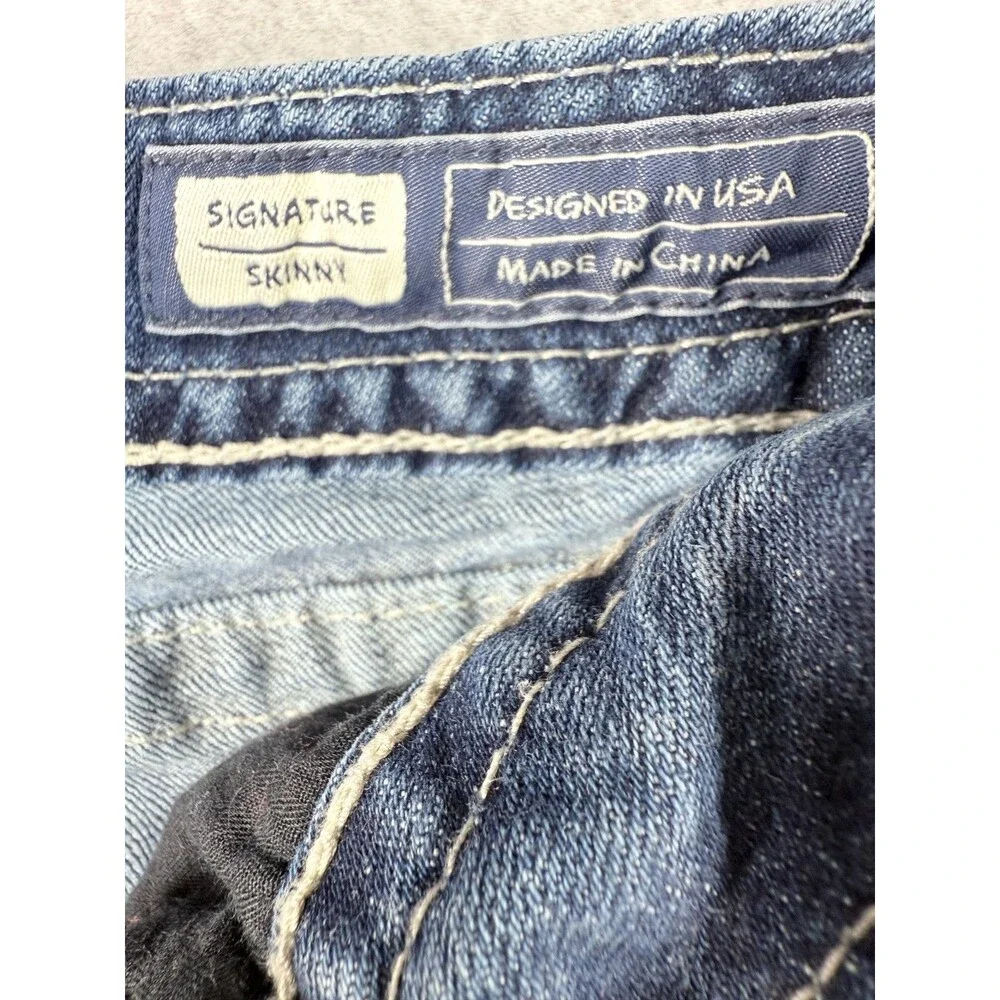 MISS ME Womens Jeans Size 30 (Fits 31 x 30)  Signature Skinny Cross Bling - Picture 7 of 15